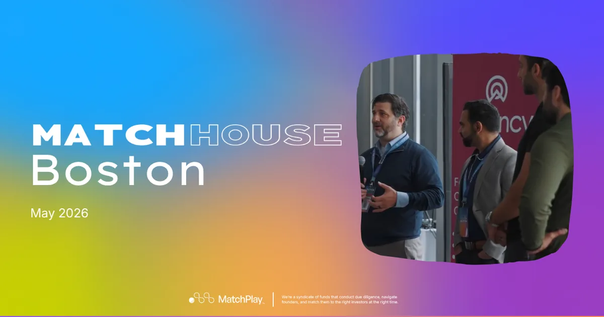 MATCH HOUSE Boston, May 2026