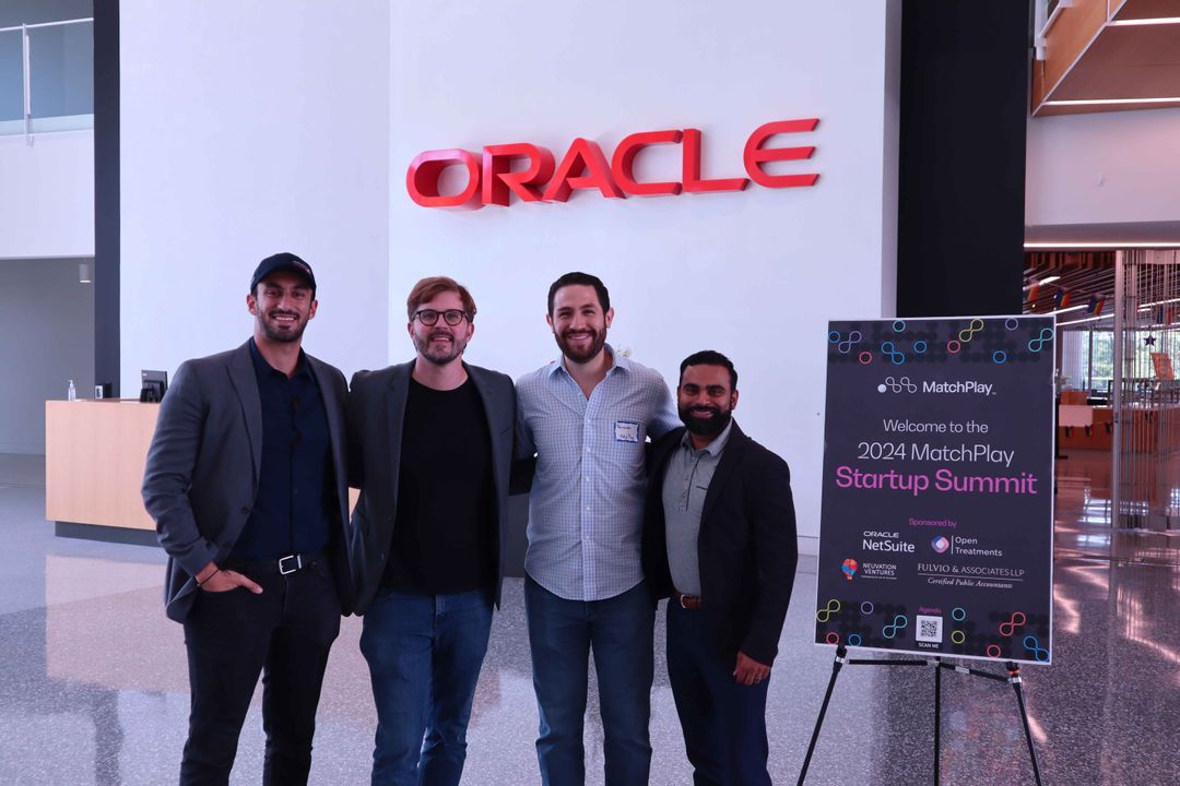 The MatchPlay team at the Oracle NetSuite Accelerator in Austin